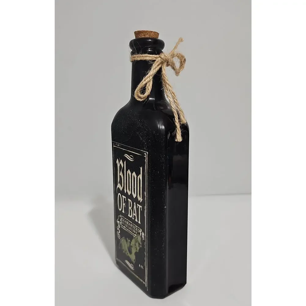 Blood of Bat Halloween Apothecary Potion Bottle Decoration Witch Gothic